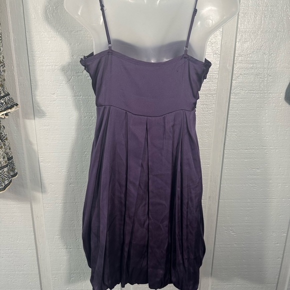 Esley Purple Spaghetti Strap Dress Size Medium EUC - Picture 4 of 6